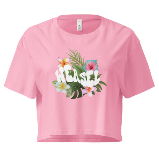 Crop top "Logo blanc" - "Collection Glow Girl" – Image 4