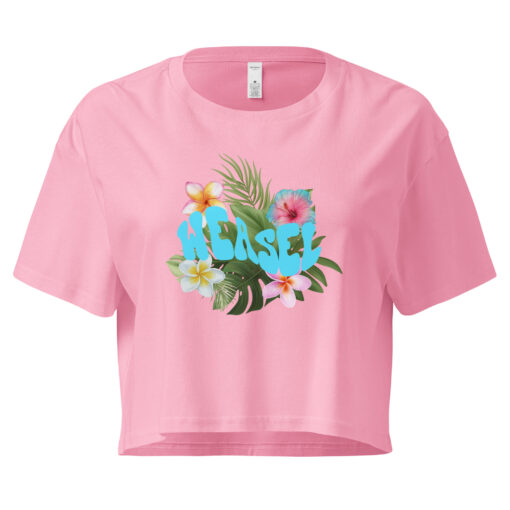 Crop top "Logo turquoise" - "Collection Glow Girl" – Image 4