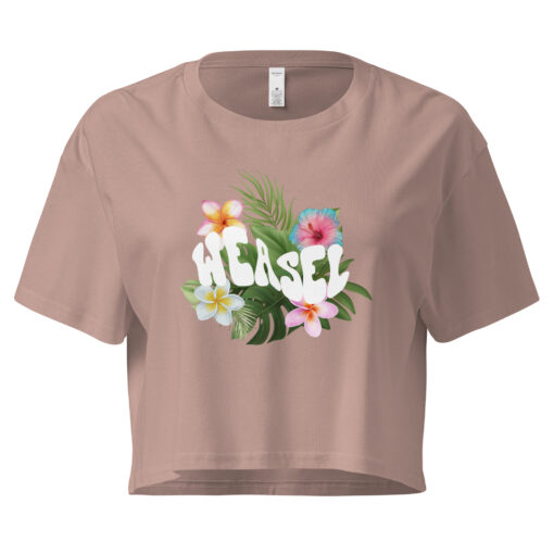 Crop top "Logo blanc" - "Collection Glow Girl" – Image 3