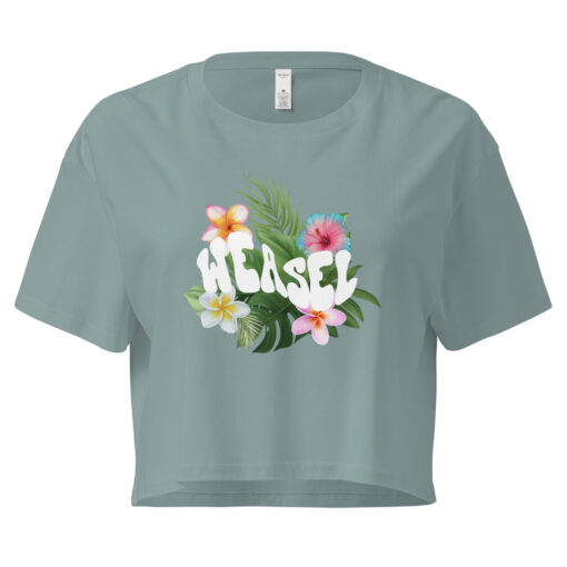 Crop top "Logo blanc" - "Collection Glow Girl" – Image 2