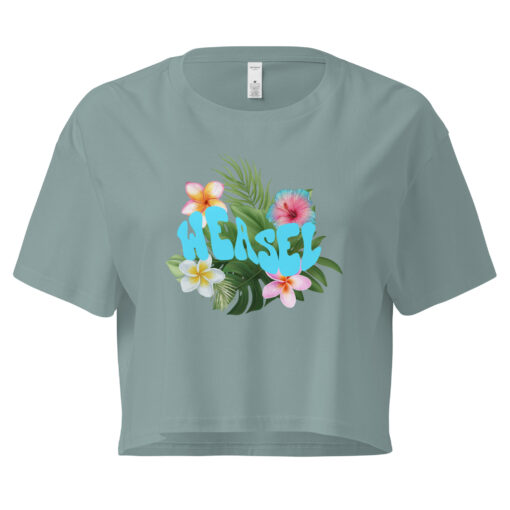 Crop top "Logo turquoise" - "Collection Glow Girl" – Image 2