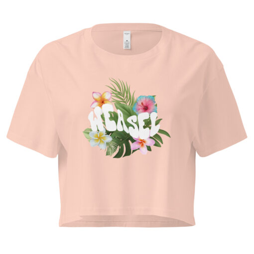 Crop top "Logo blanc" - "Collection Glow Girl" – Image 5