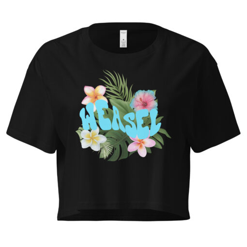 Crop top "Logo turquoise" - "Collection Glow Girl"