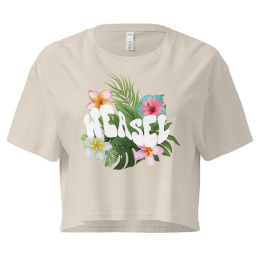 Crop top "Logo blanc" - "Collection Glow Girl" – Image 5