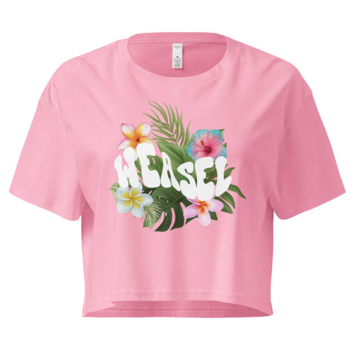 Crop top "Logo blanc" - "Collection Glow Girl" – Image 4