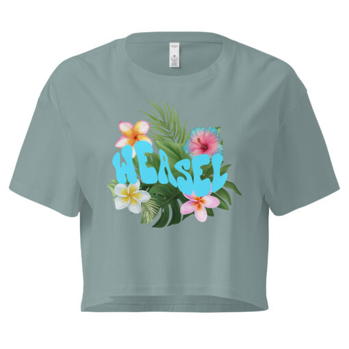 Crop top "Logo turquoise" - "Collection Glow Girl" – Image 2