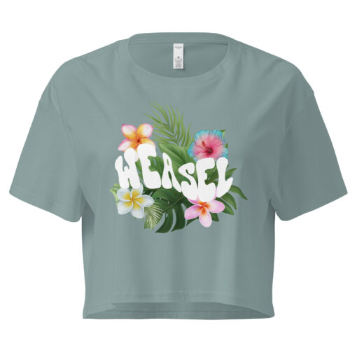 Crop top "Logo blanc" - "Collection Glow Girl" – Image 2