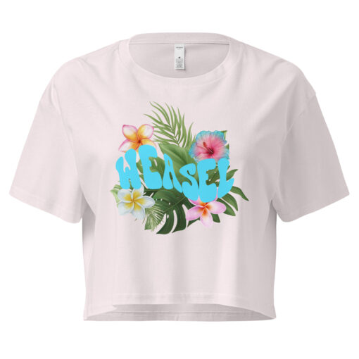 Crop top "Logo turquoise" - "Collection Glow Girl" – Image 7