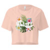 Crop top "Logo blanc" - "Collection Glow Girl"